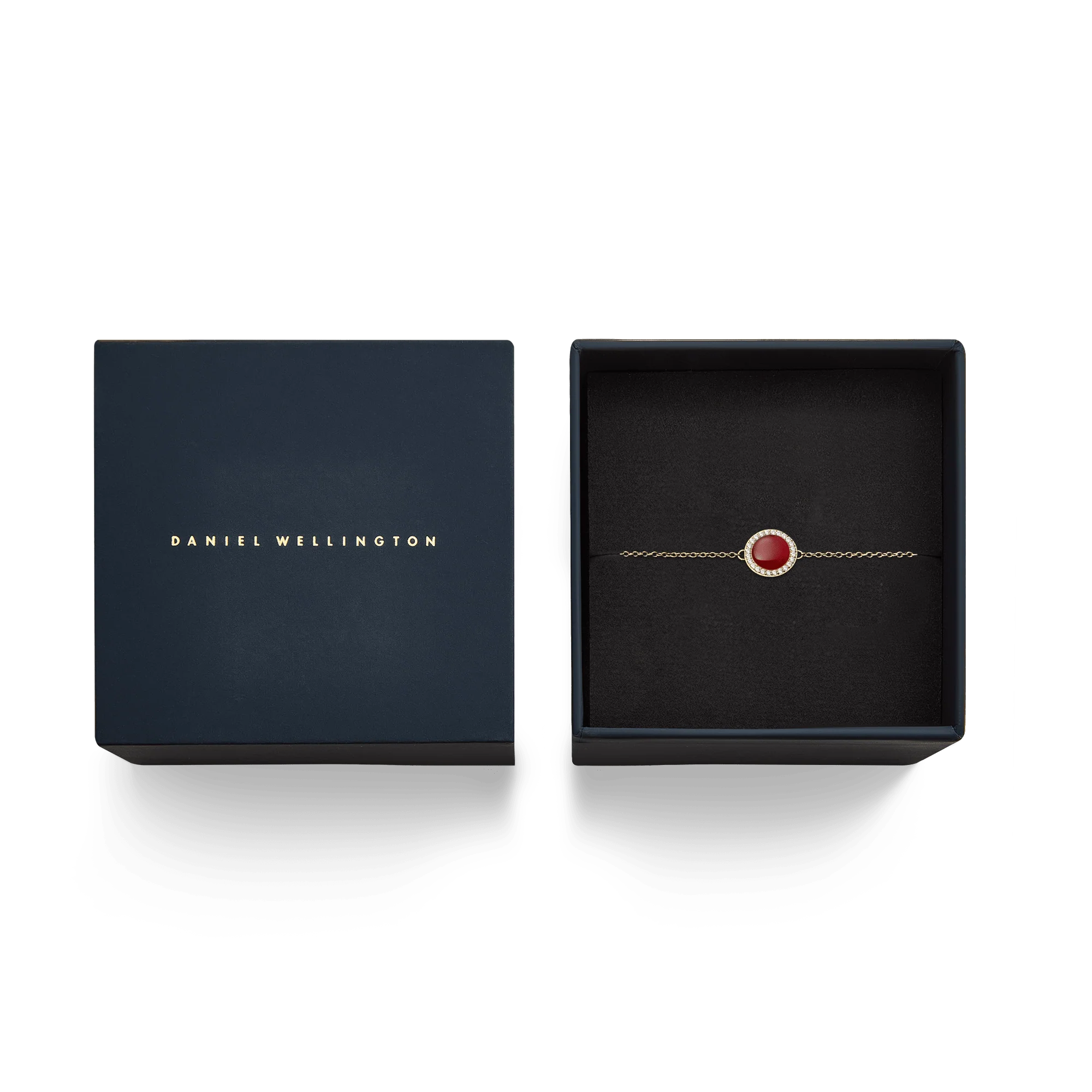 Audrey Bracelet Red Agathe Gold - Image 5