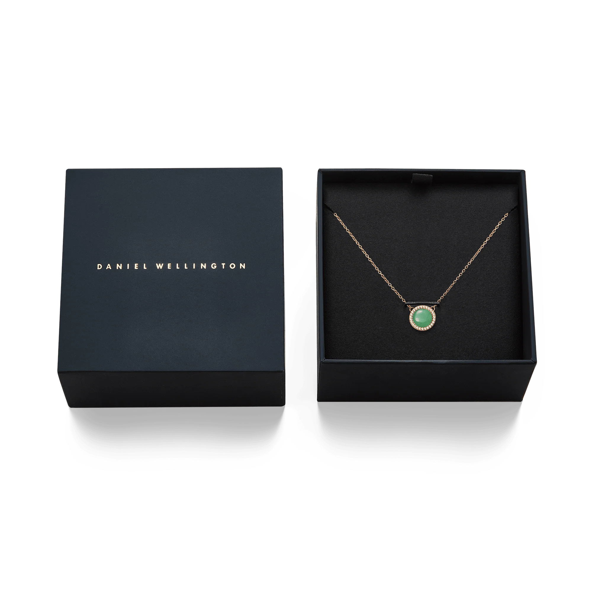 Audrey Necklace Jade Rose Gold - Image 5