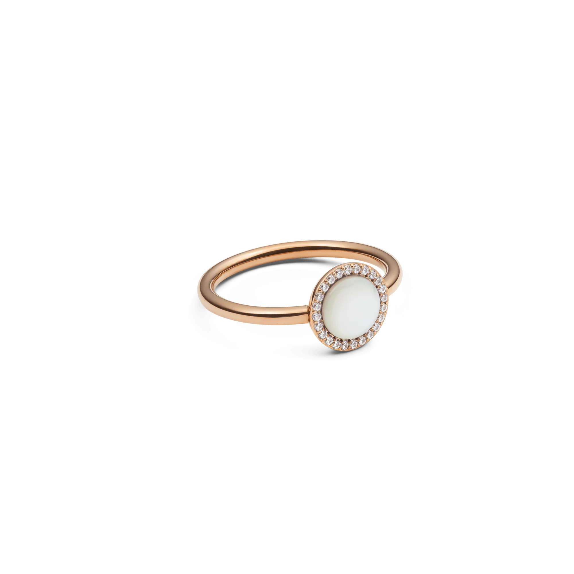 Audrey Ring Mother of Pearl Rose Gold - Image 3