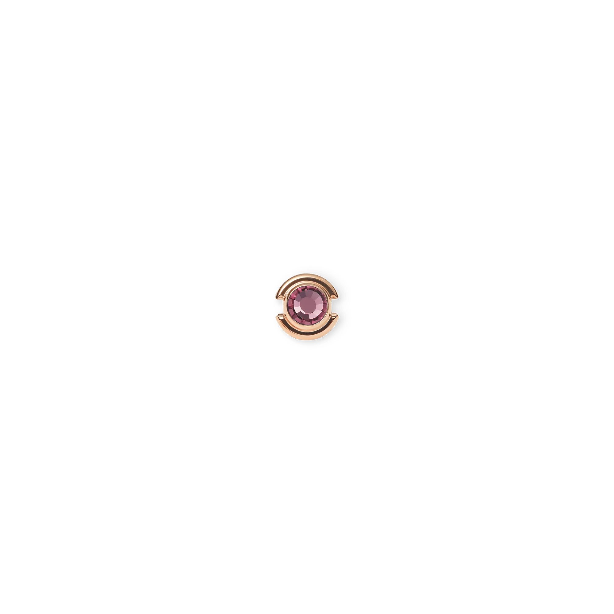 February Charm Rose Gold