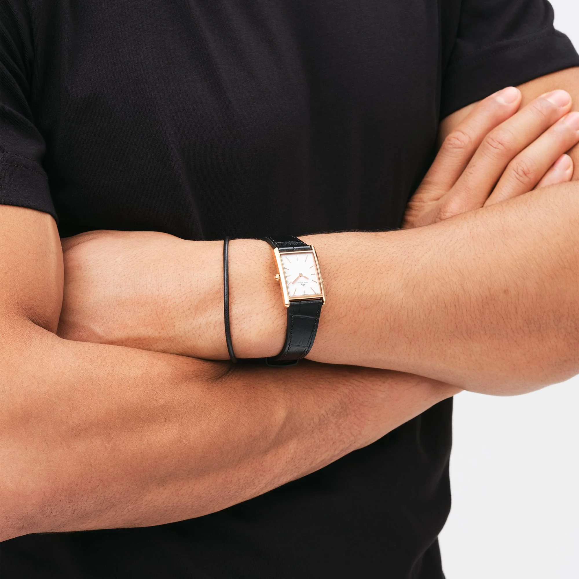 Bound Black Crocodile Rose Gold - Image 6