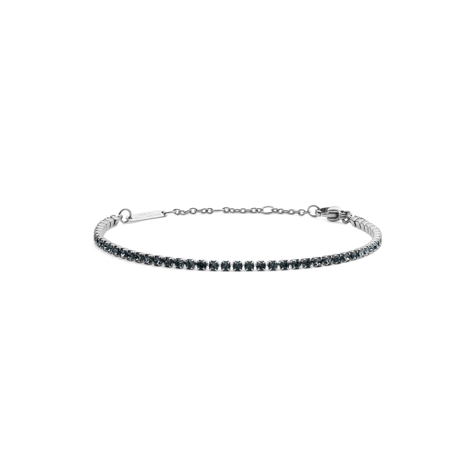 Classic Tennis Bracelet Nightfall Silver