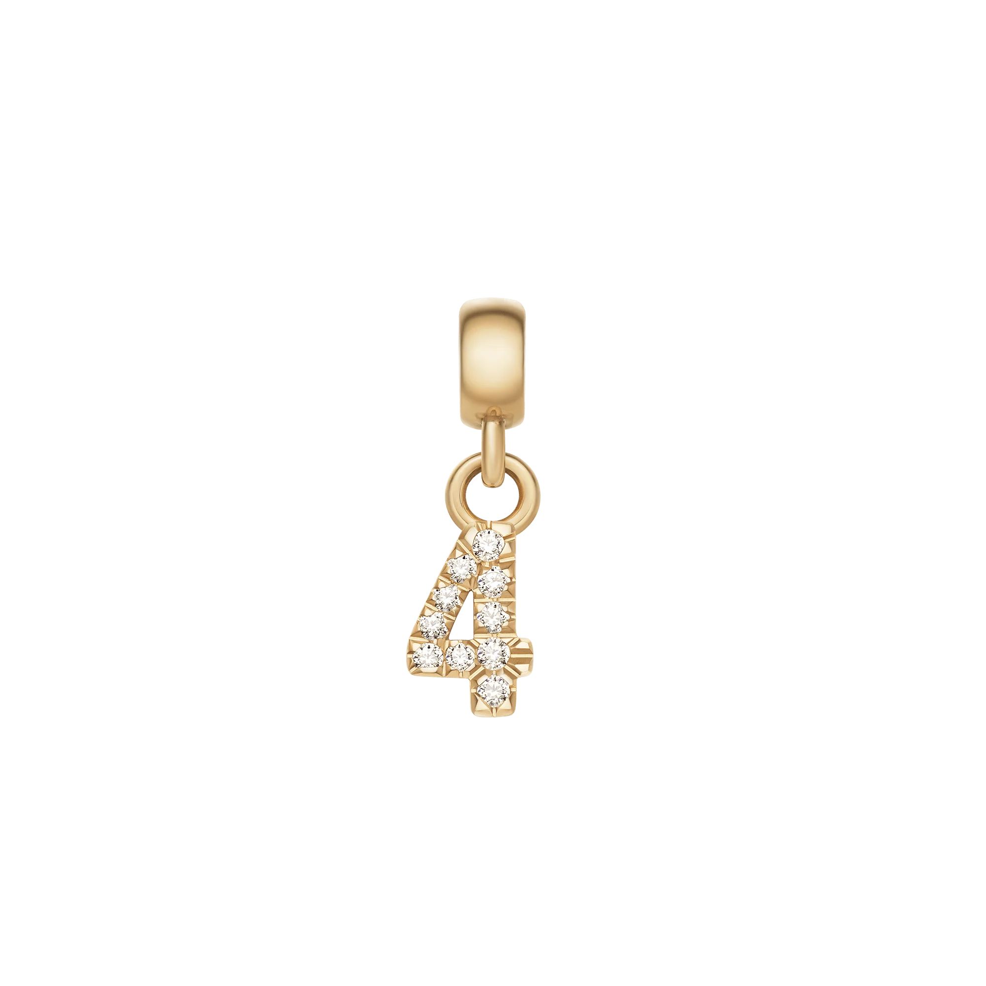 Crystal Number Charm Gold - Image 6