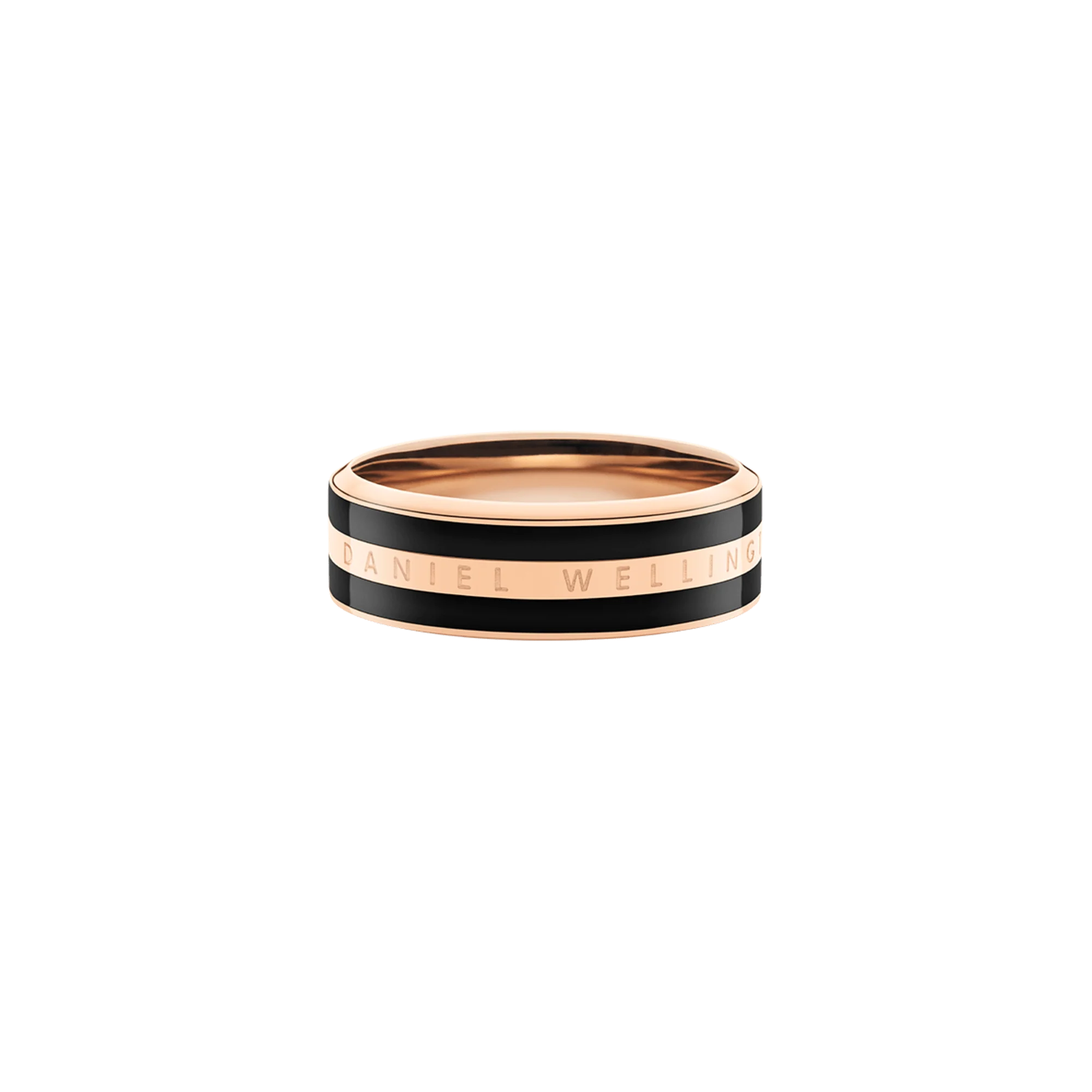 Emalie Ring Rose Gold Black - Image 2
