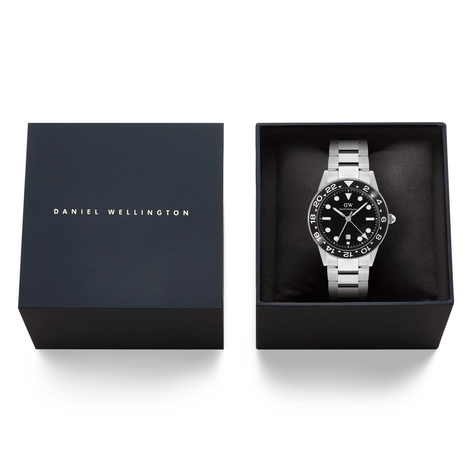 Iconic GMT Link Black Ceramic Bezel Silver - Image 6