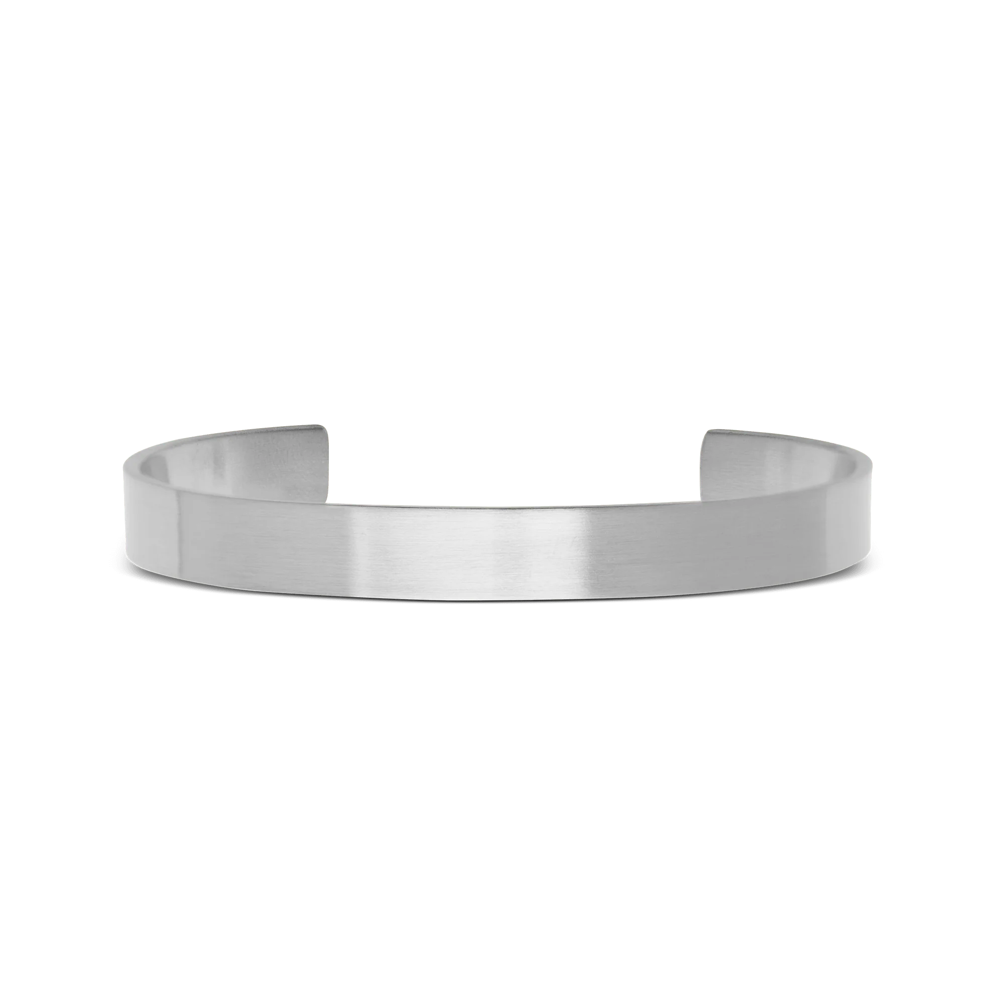 Line Cuff Brushed Silver