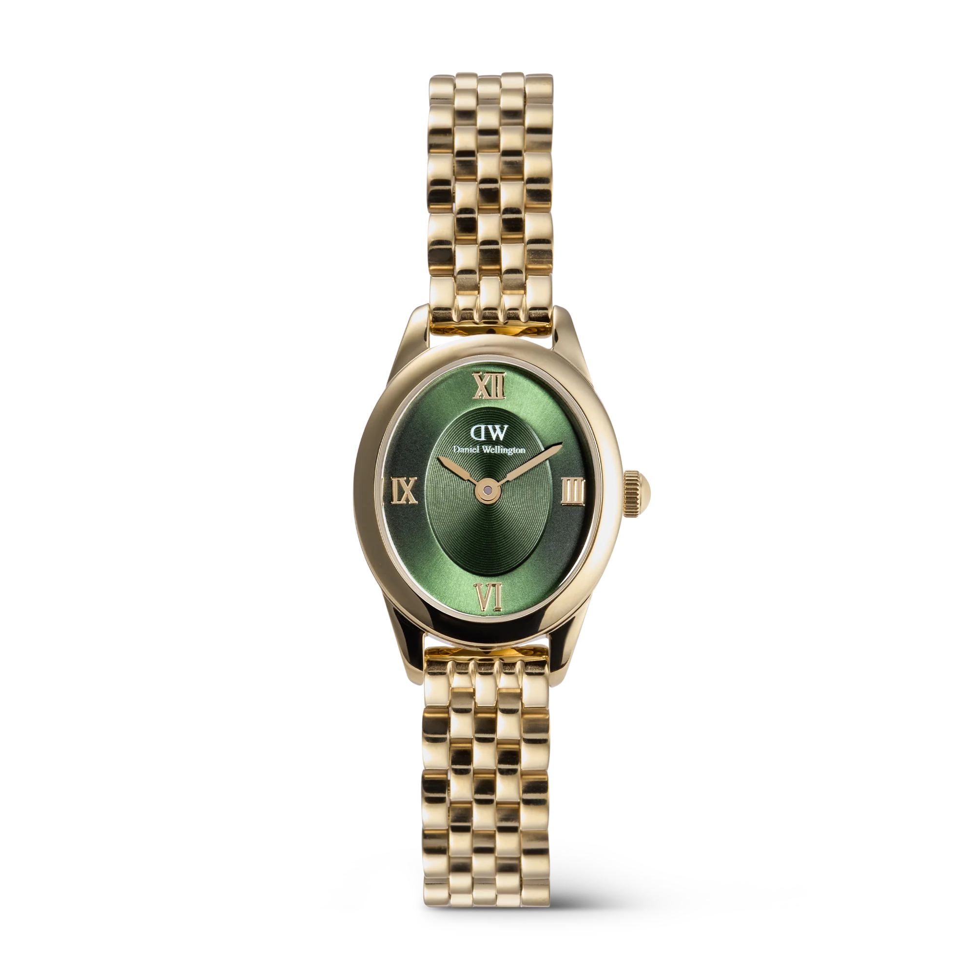 Ophelia Mini Emerald Gold