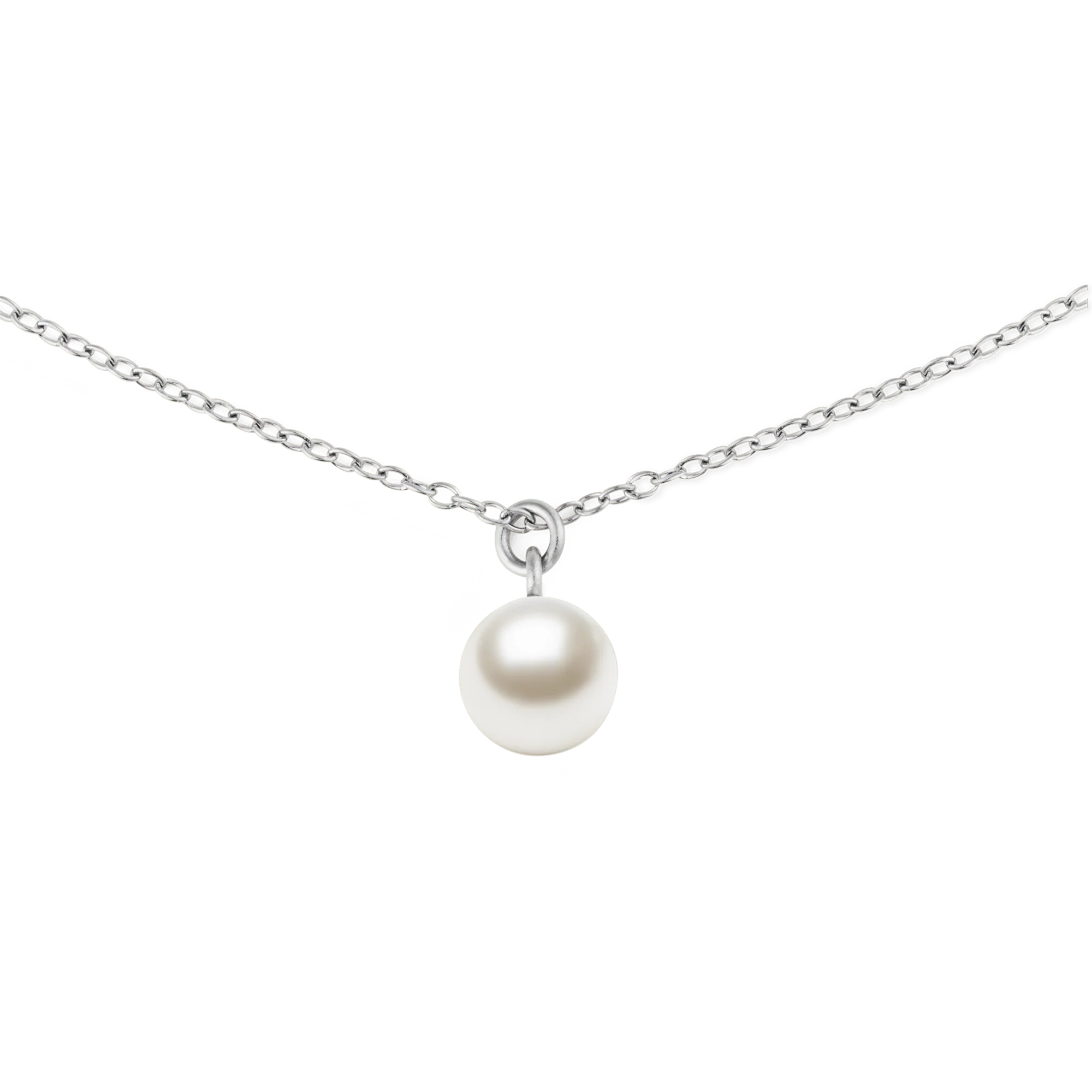 Pearl Necklace Silver