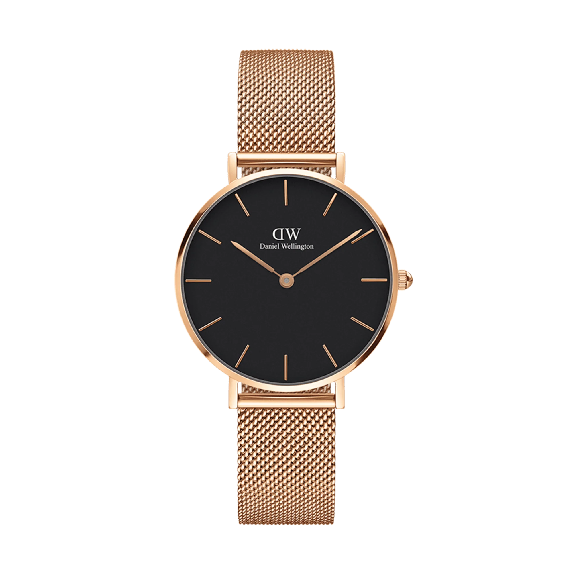 Petite Melrose Black Rose Gold