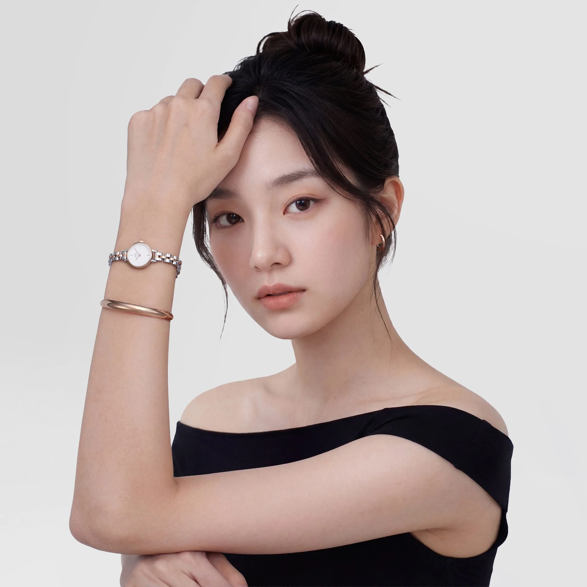 Petite Mini Arch 3-Link Two Tone Rose Gold - Image 2