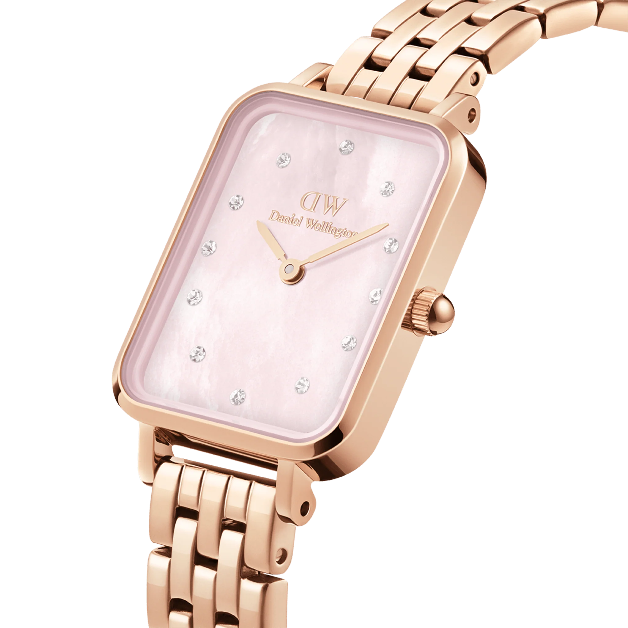 Quadro Lumine 5 Link Melrose Pink MoP Rose Gold - Image 3
