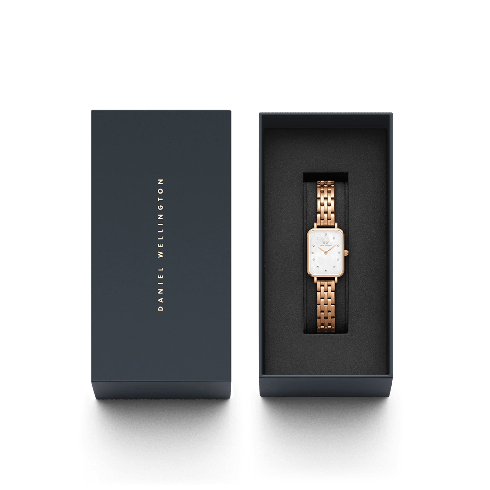 Quadro Lumine 5 Link Melrose White MoP Rose Gold - Image 4