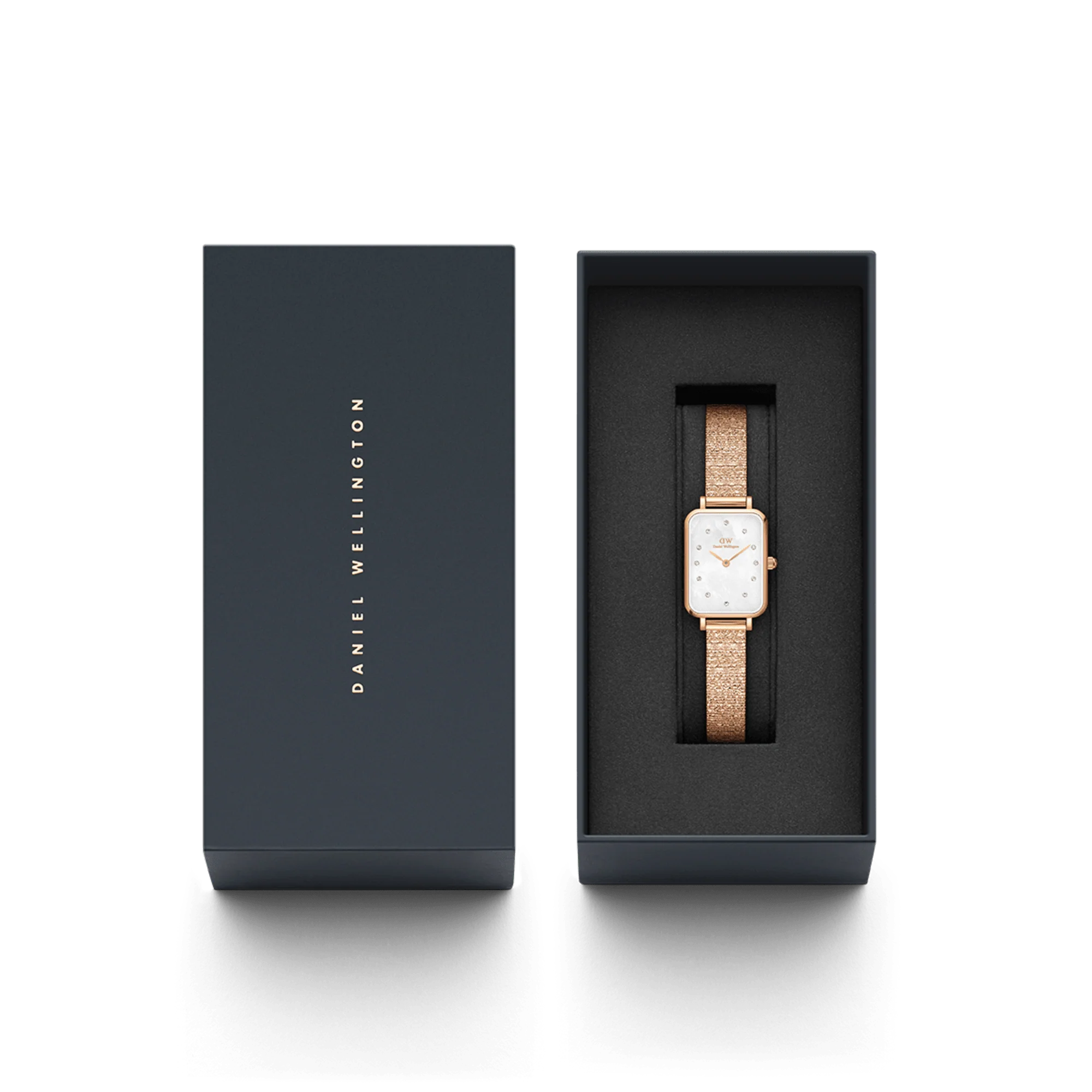 Quadro Lumine Pressed Piano White MoP Rose Gold - Image 4